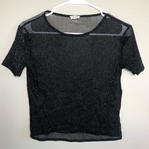 Sparkly mesh shirt